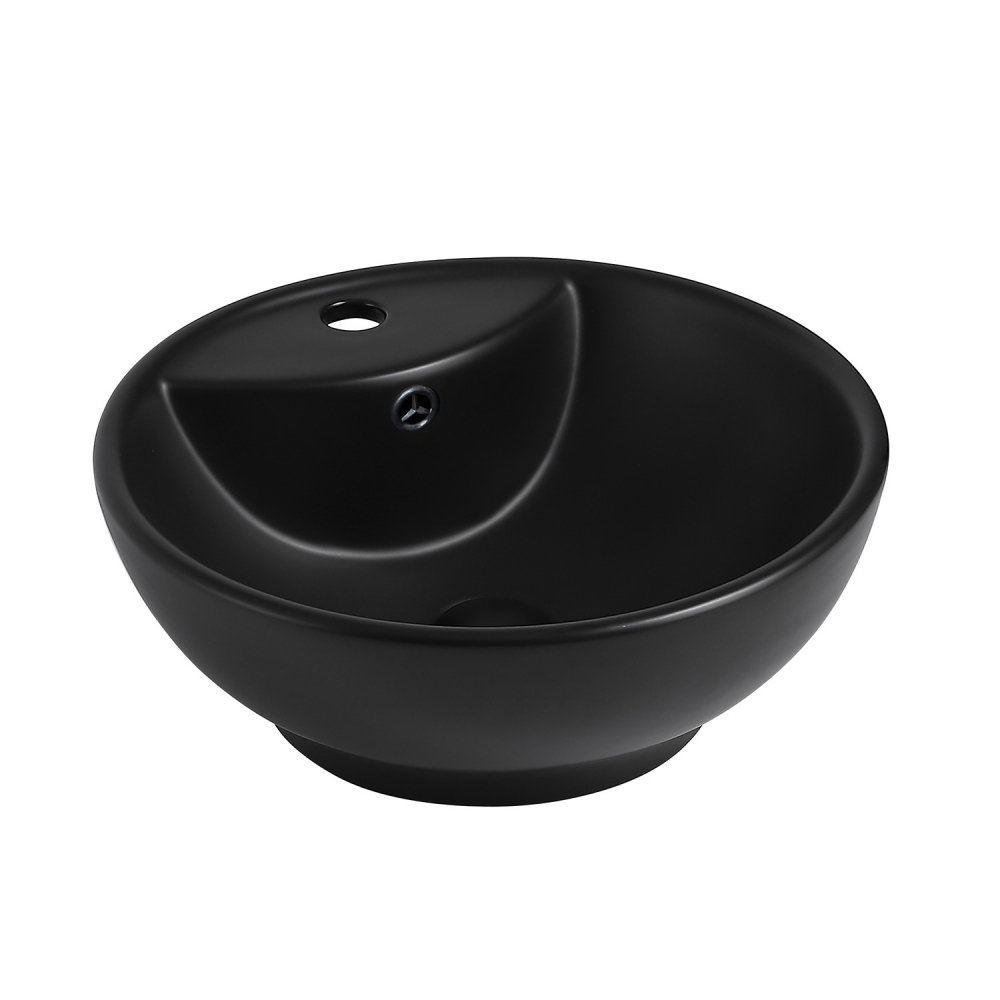 Раковина Abber Bequem AC2101MB 460*460 мм (черный матовый)
