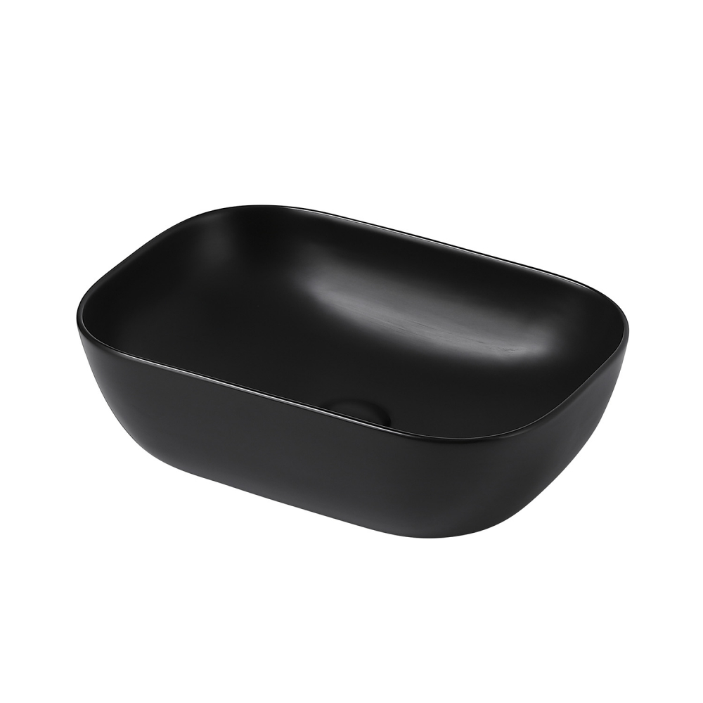 Раковина Abber Rechteck AC2200MB 460*325 мм (черный матовый)