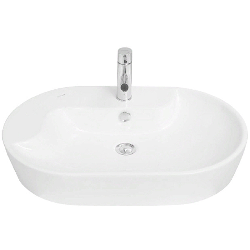Раковина накладная Creavit Topic TP172-00CB00E-0000 695*445 мм (белый)