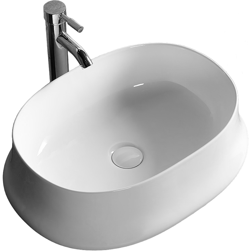 Раковина накладная Cerutti SPA CR0060 580*430 мм (белый)