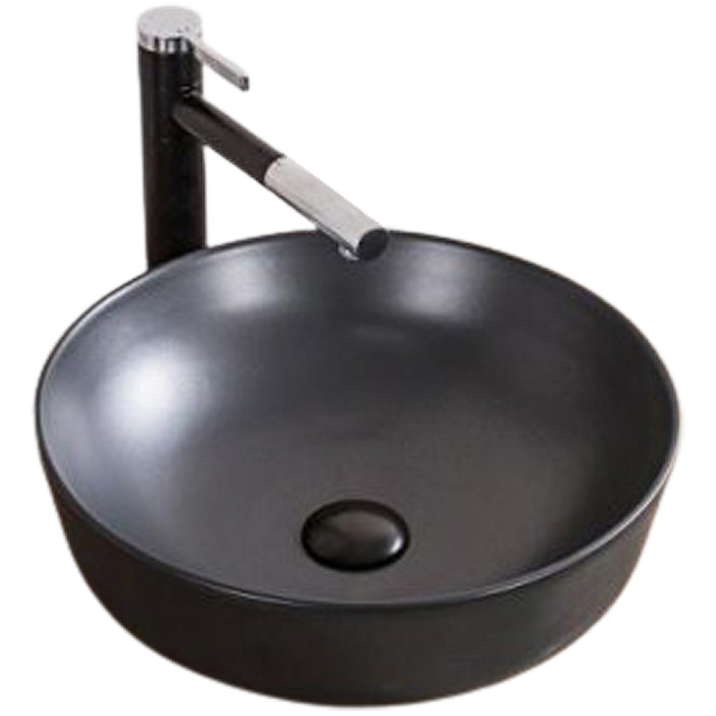 Раковина накладная BelBagno BB1315-H301 410*410 мм (черный матовый)