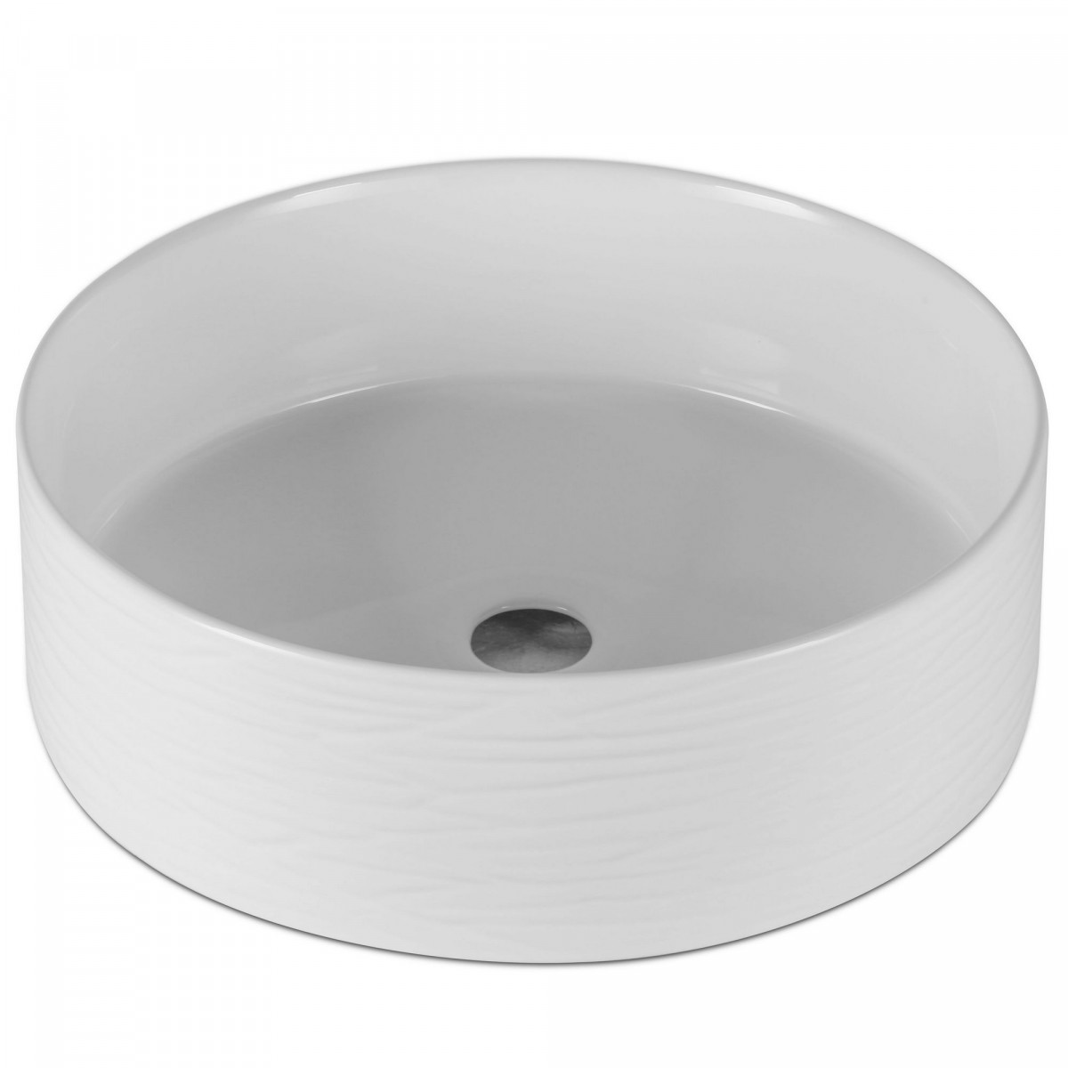 Раковина накладная Milleau Glace MU7044G-GW 400*400 мм (белый)