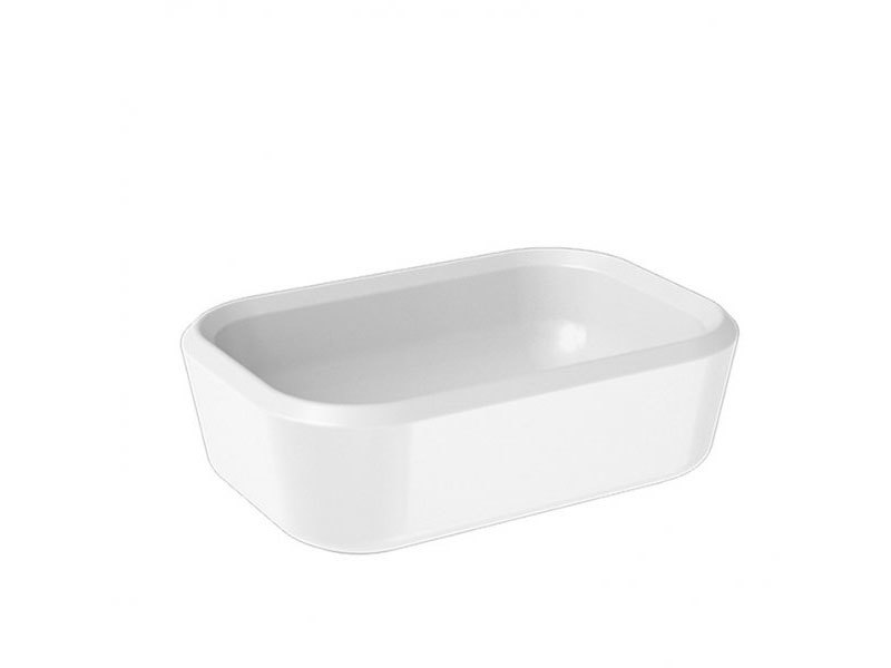 Раковина накладная Hatria PENCIL Y1GF01 550*380 мм (белый)