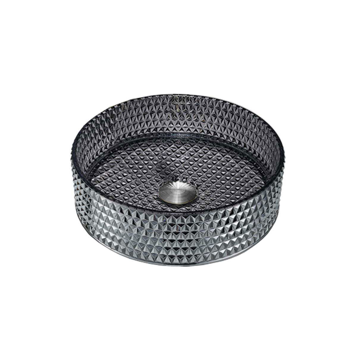 Раковина накладная Vincea VBS-5GL03 400*400 мм (черный)