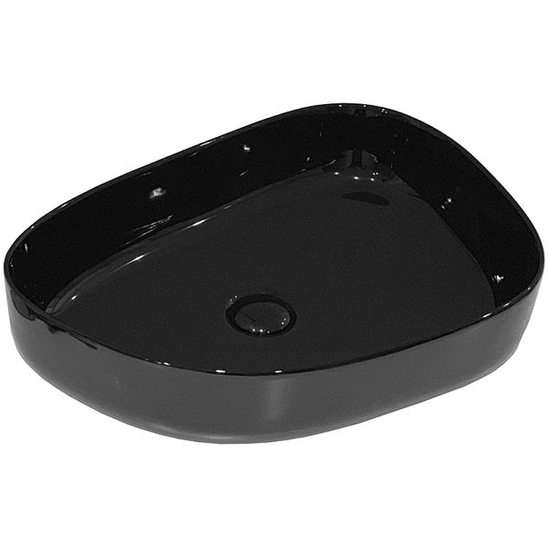 Раковина накладная BelBagno BB1435-NERO 550*400 мм (черный)