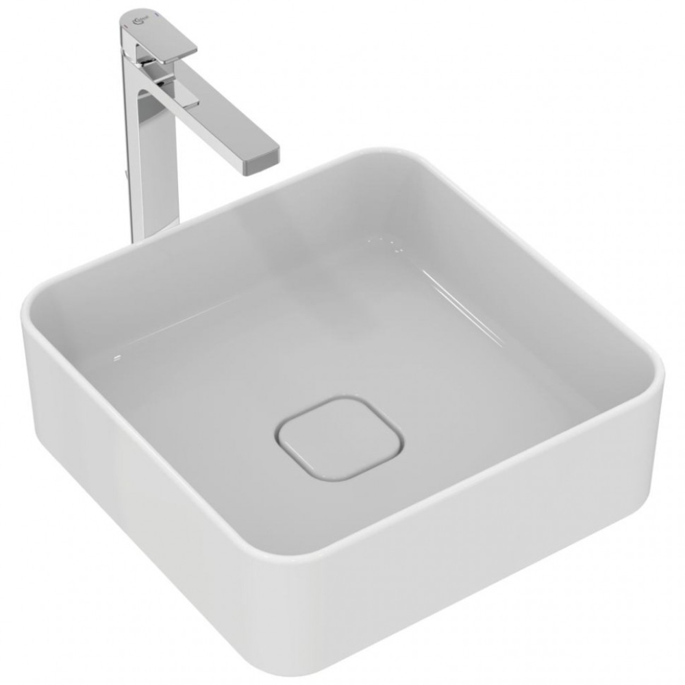 Раковина накладная Ideal Standard Strada II Square Vessel  T296201 400*400 мм (белый)