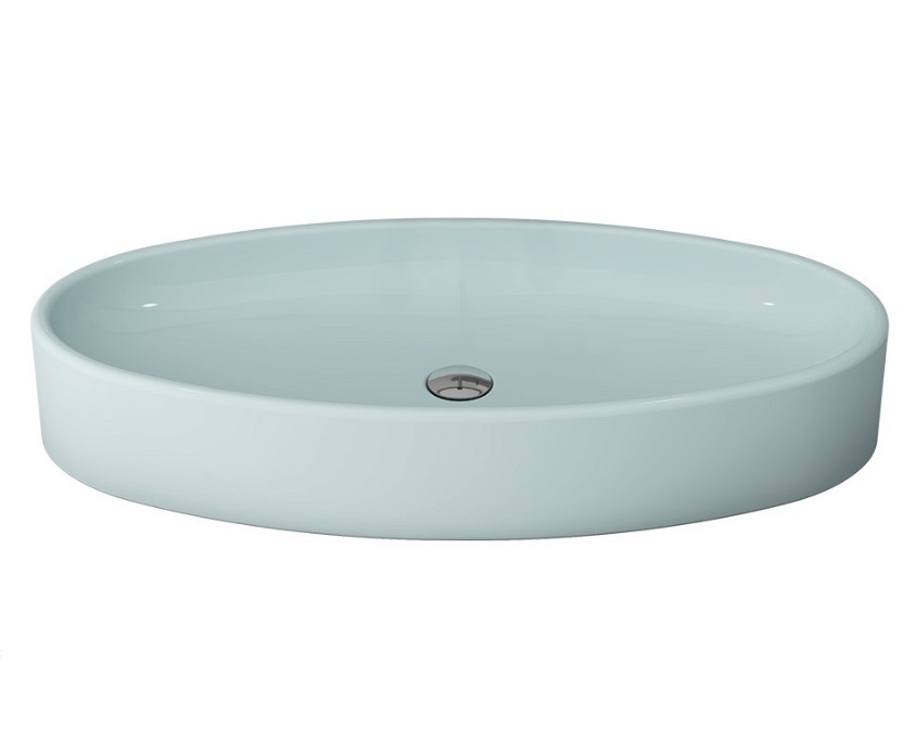 Раковина накладная Bocchi Vessel Lavabo 1014-029-0125 850*395 мм (светло-голубой матовый)