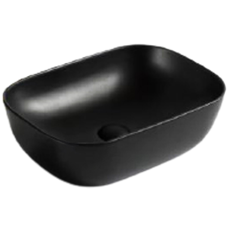 Раковина накладная BelBagno BB1302-H301 500*400 мм (черный матовый)