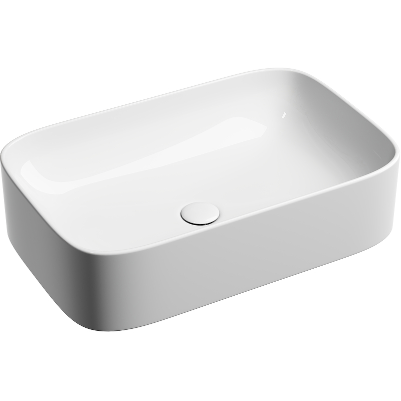 Раковина накладная Ceramica Nova Element CN6053 605*380 мм (белый)