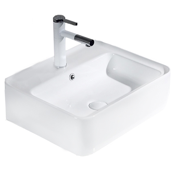 Раковина накладная BelBagno BB1367 520*420 мм (белый)