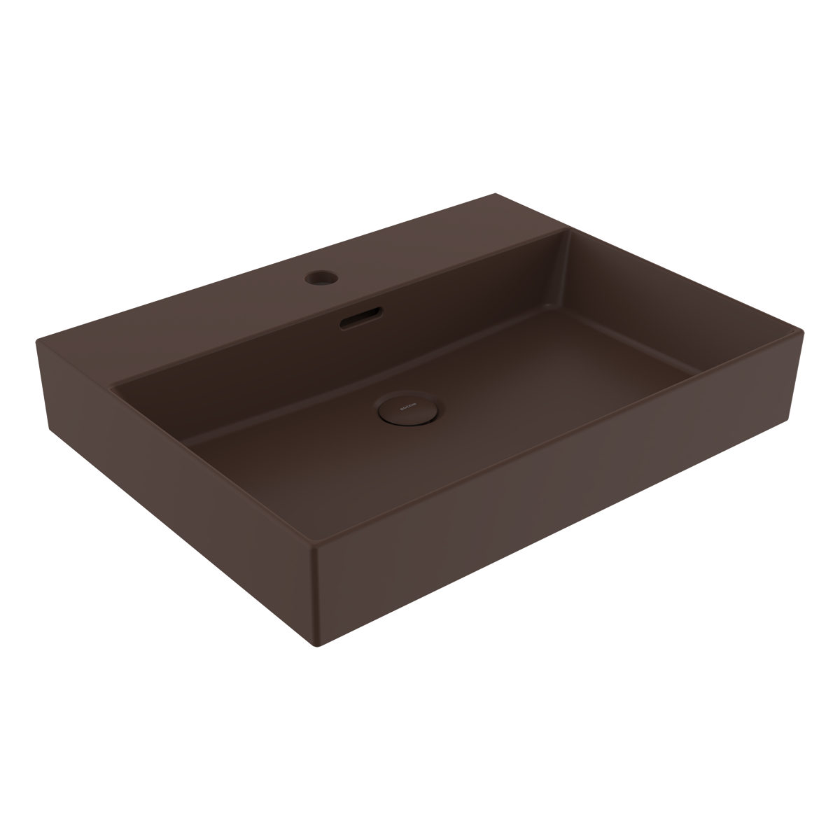 Раковина накладная Bocchi Milano 1376-025-0126 605*465 мм (кофейный матовый)