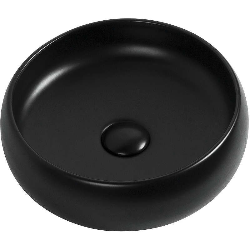 Раковина Aquanet Round-1-MB 360*360 мм (черный матовый)