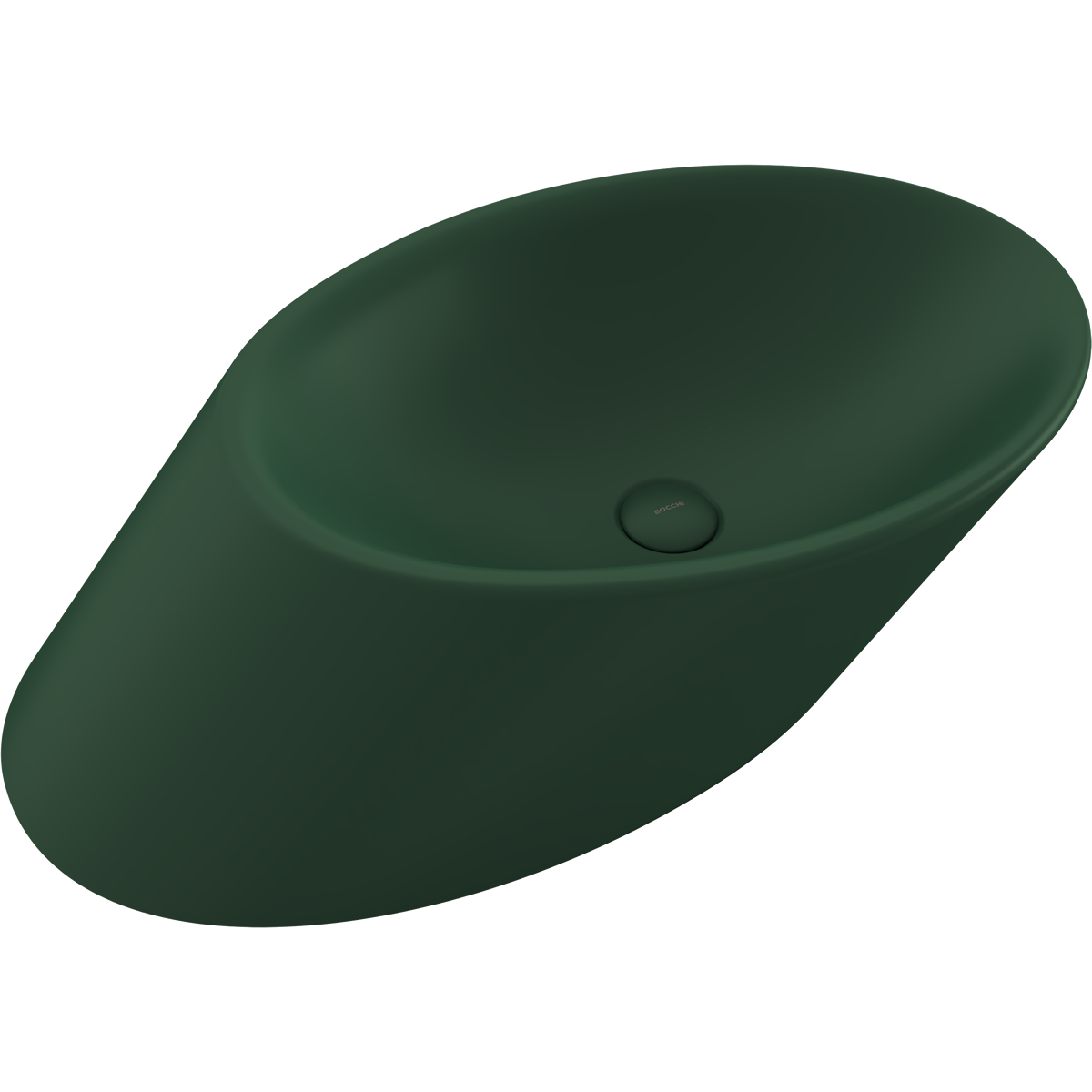 Раковина накладная Bocchi Vessel Lavabo 1013-027-0125 720*400 мм (зеленый матовый)