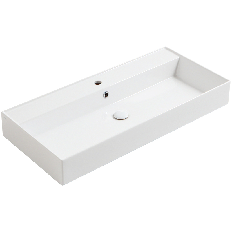 Раковина накладная Simas Agile AG101 bi*1 1010*460 мм (белый)