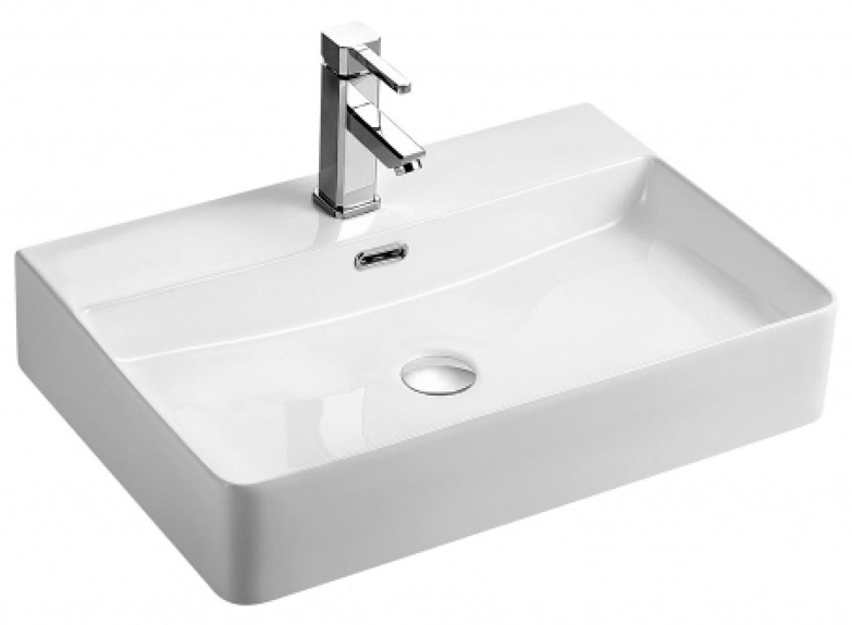 Раковина накладная Azario AZ-2173 SP 600*420 мм (белый)