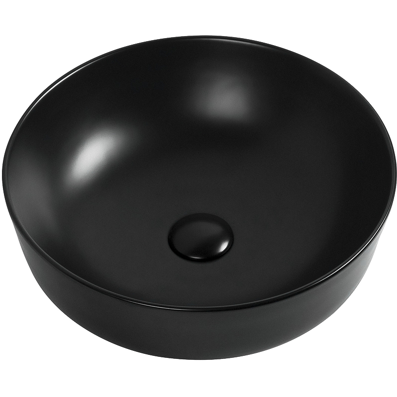 Раковина Aquanet Moon-1-MB 415*415 мм (черный матовый)