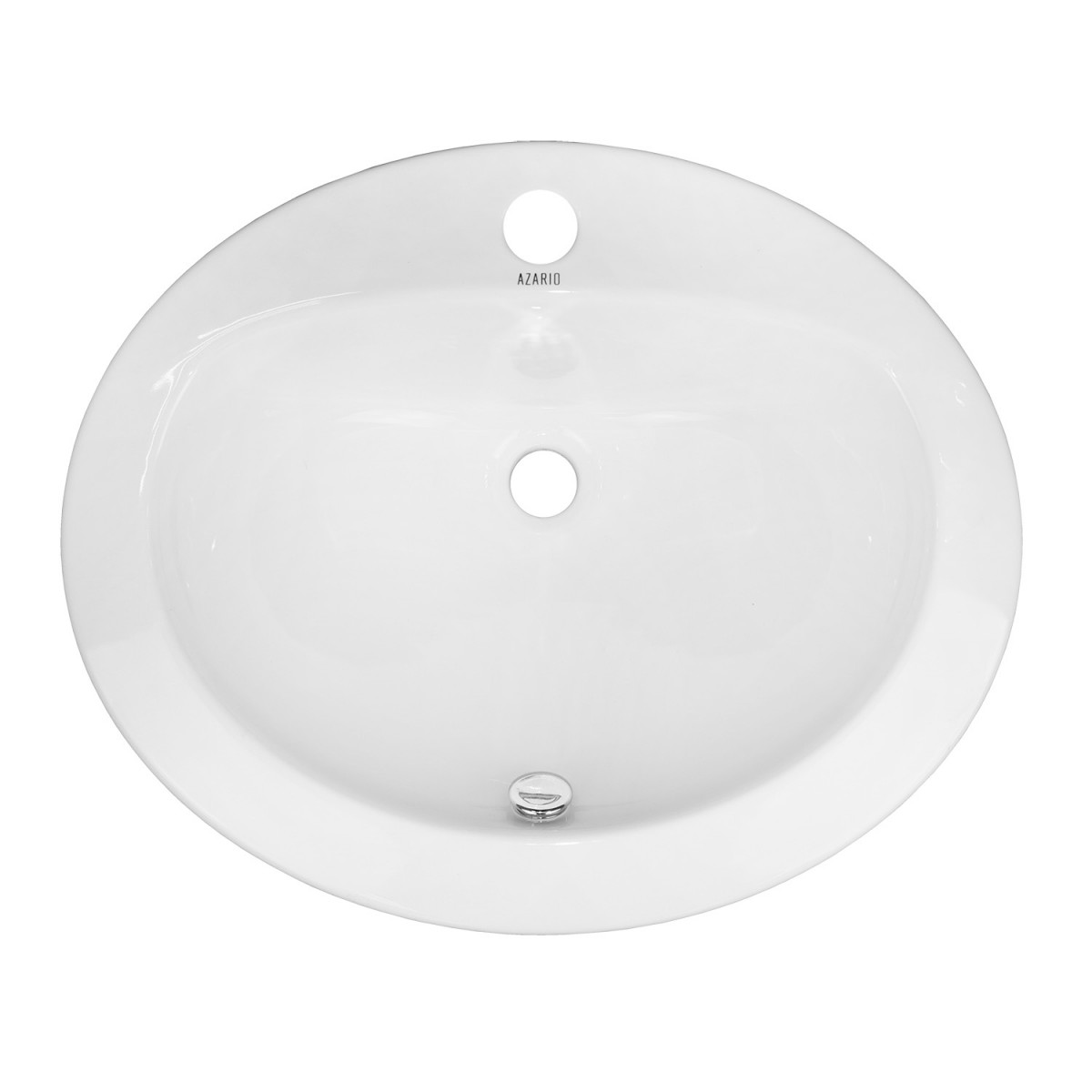 Раковина накладная Azario AZ-6001 510*425 мм (белый)