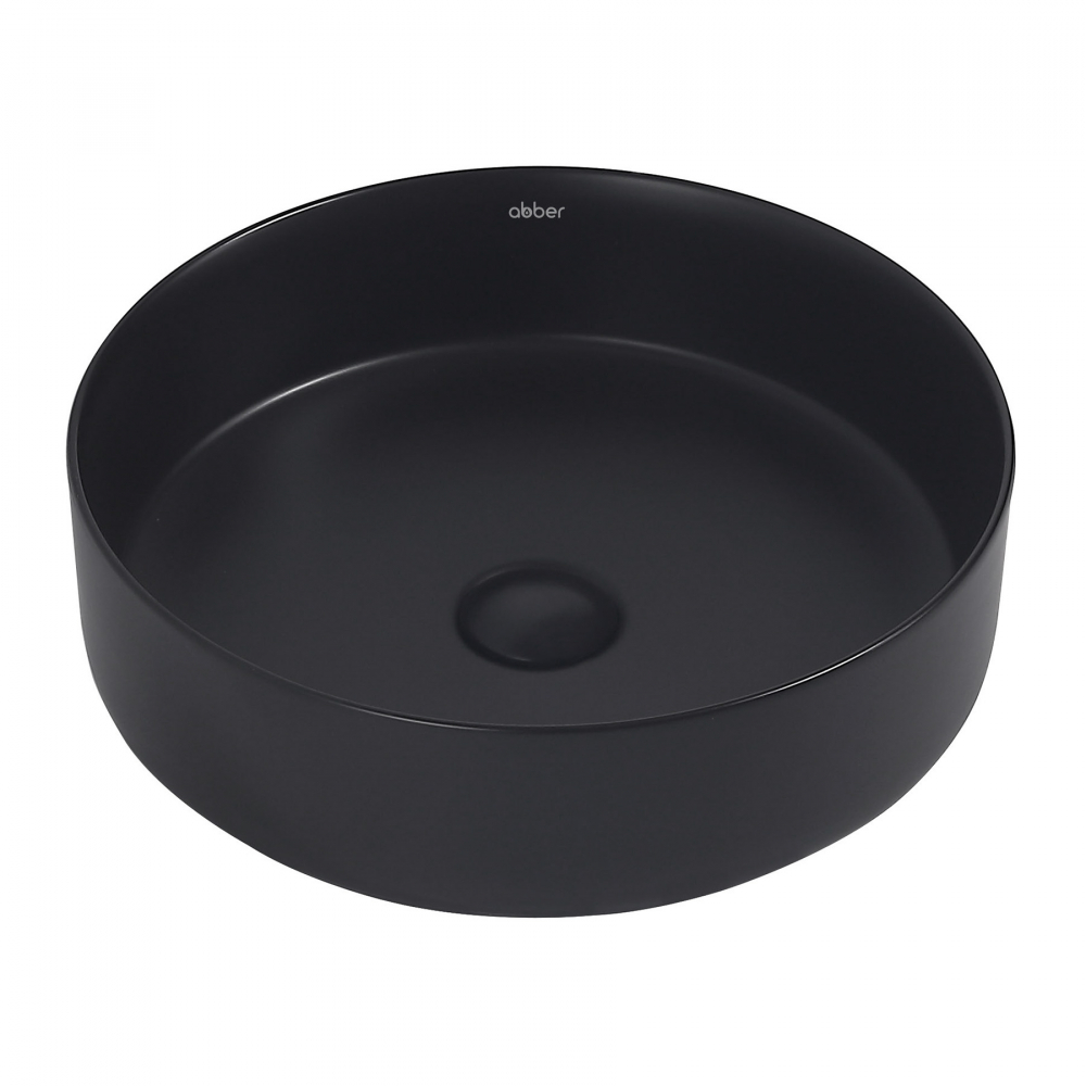 Раковина накладная Abber Bequem AC2109MB 400*400 мм (чёрный матовый)