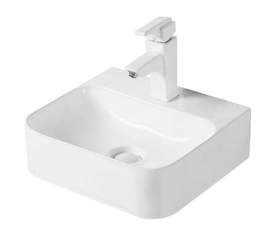 Раковина накладная Gid 51217 N9257 430*390 мм (белый)