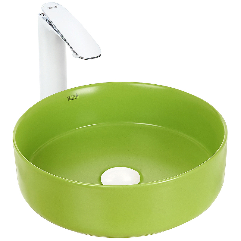 Раковина WeltWasser Elbach 3134 MGG 10000004517 355*355 мм (салатовый матовый)
