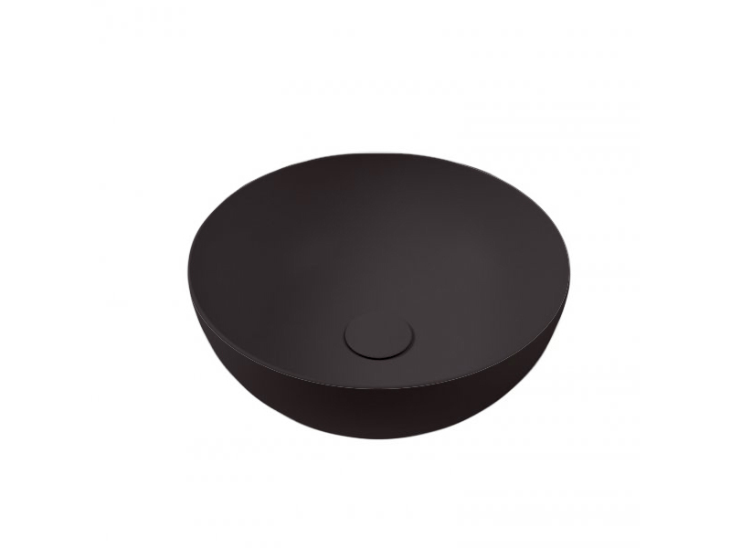 Раковина накладная Hatria HAPPY HOUR A0Y1VF02 400*400 мм (черный матовый)