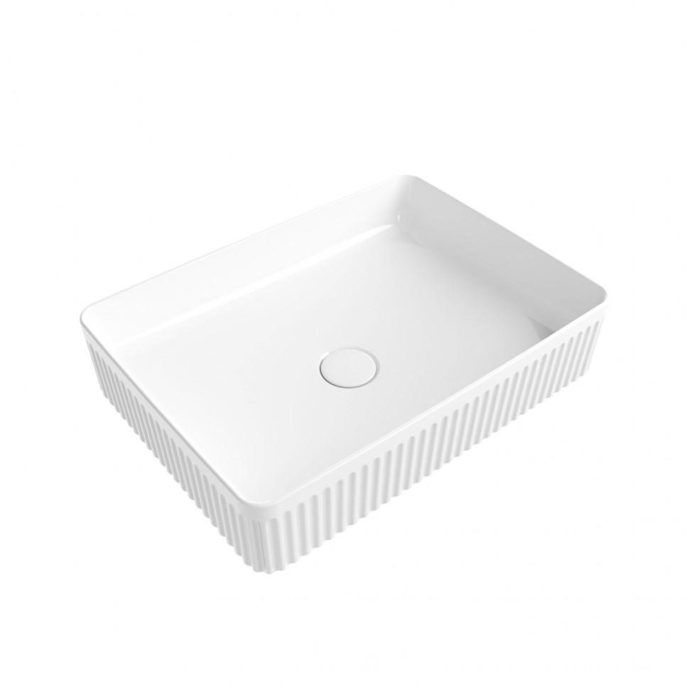 Раковина накладная CeramaLux 9104RF 500*350 мм (белый)