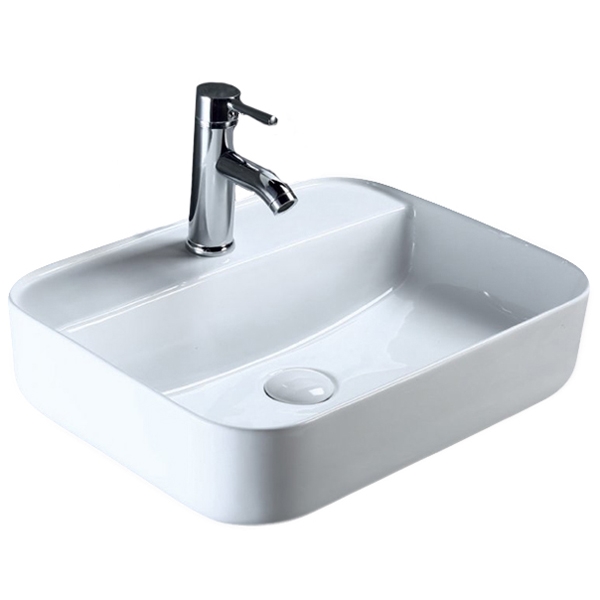 Раковина накладная BelBagno BB1321 500*390 мм (белый)