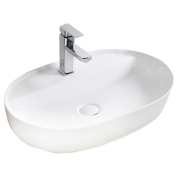 Раковина накладная BelBagno BB1346 610*415 мм (белый)