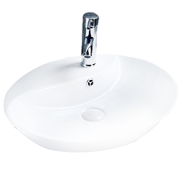 Раковина накладная BelBagno BB1370 550*450 мм (белый)