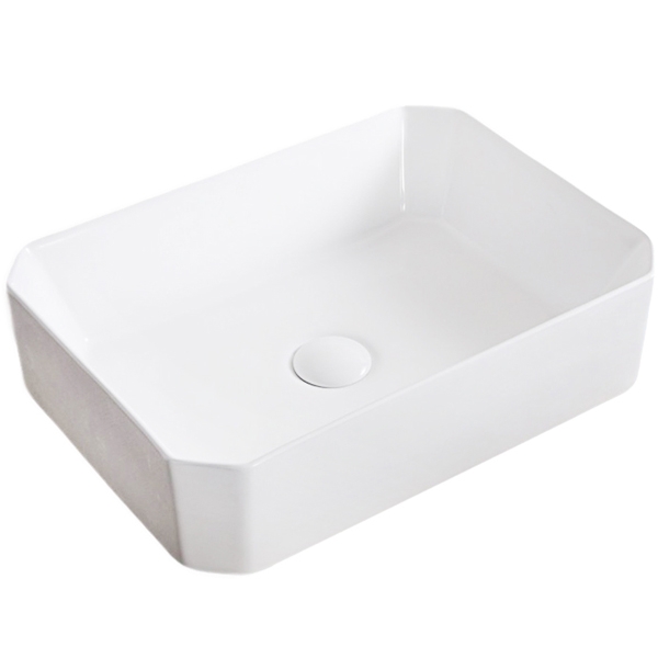 Раковина накладная BelBagno BB1386 490*380 мм (белый)