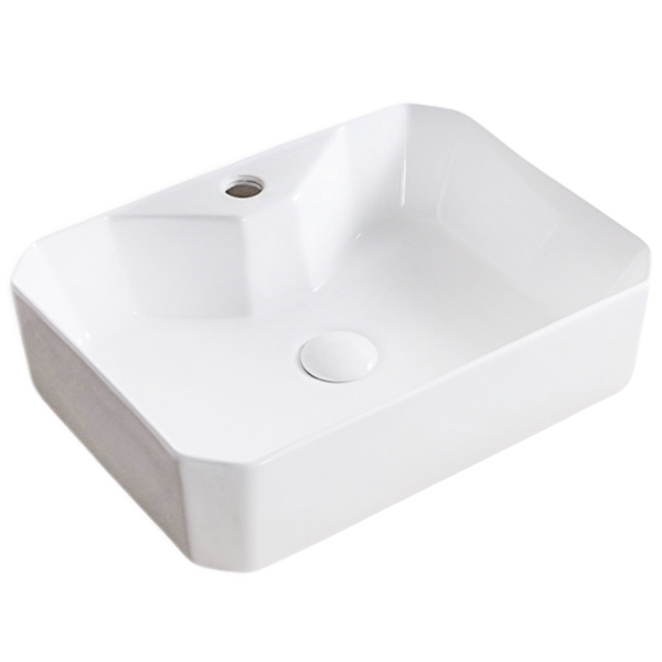 Раковина накладная BelBagno BB1387 490*380 мм (белый)