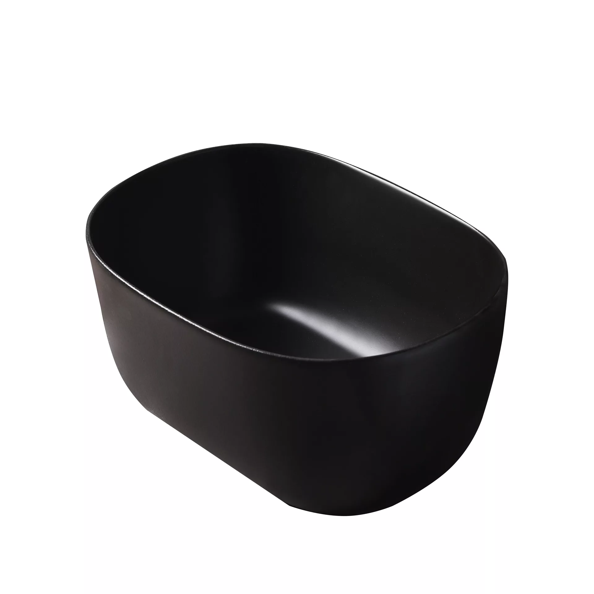 Раковина накладная Gid 53377 N9302bg 450*320 мм (чёрный матовый)