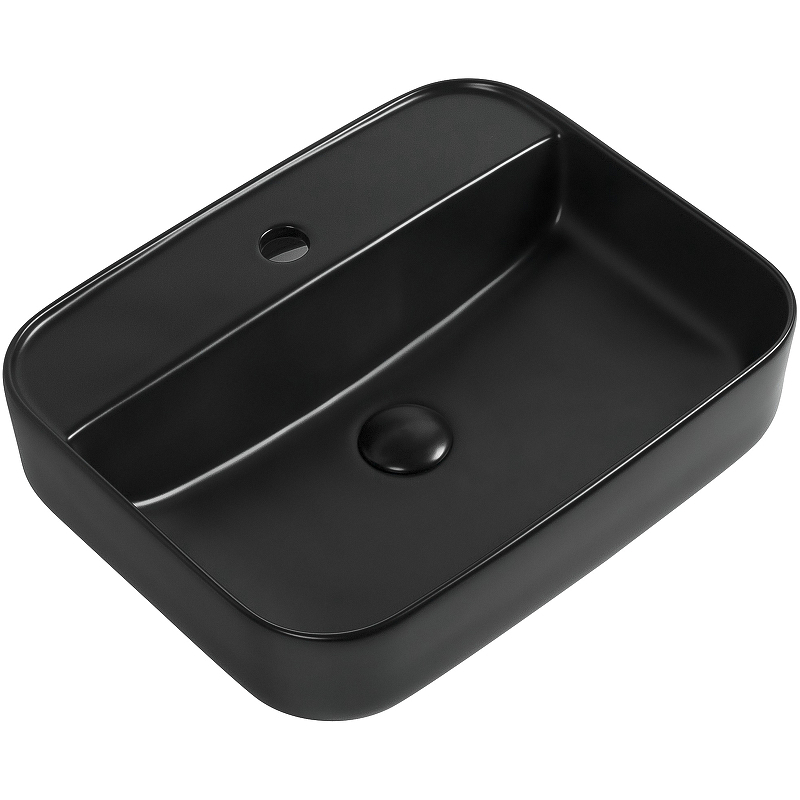 Раковина Aquanet Soul-2-MB 500*400 мм (черный матовый)
