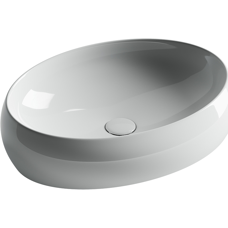 Раковина накладная Ceramica Nova Element CN5033 560*390 мм (белый)