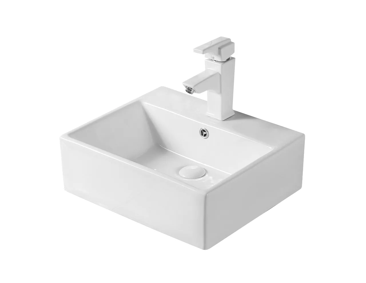 Раковина накладная Gid 51214 N9145 455*400 мм (белый)