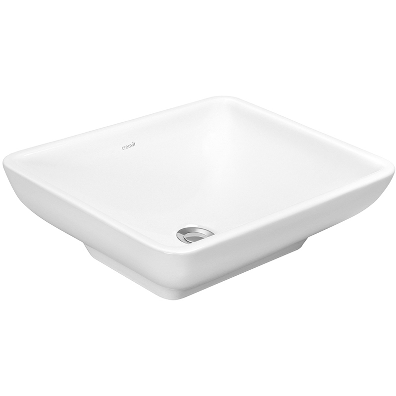 Раковина накладная Creavit Trend TP140-00CB00E-0000 490*390 мм (белый)