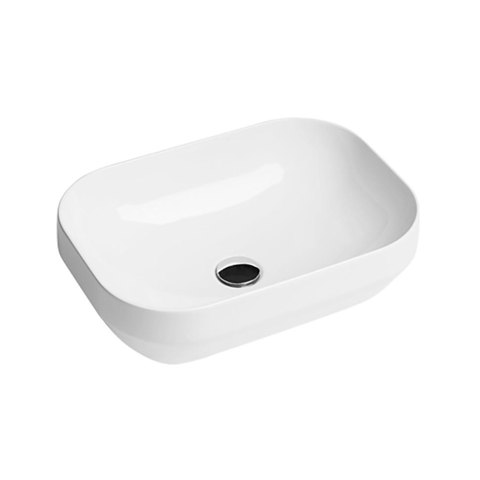 Раковина накладная Paini Decus 8520001 500*350 мм (белый)