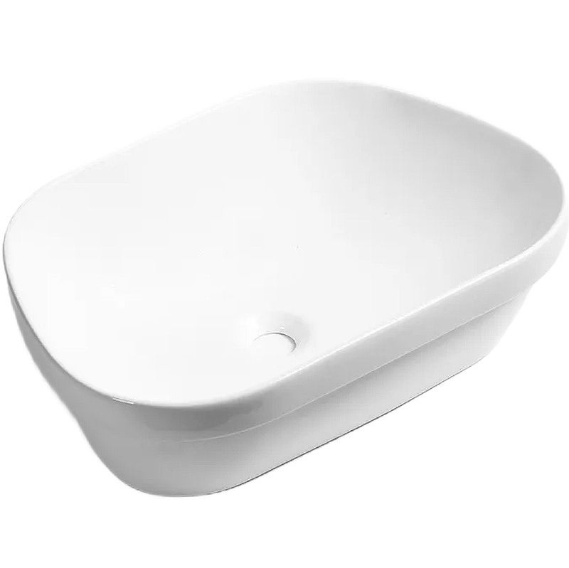 Раковина накладная Cerutti SPA CR0023 570*390 мм (белый)