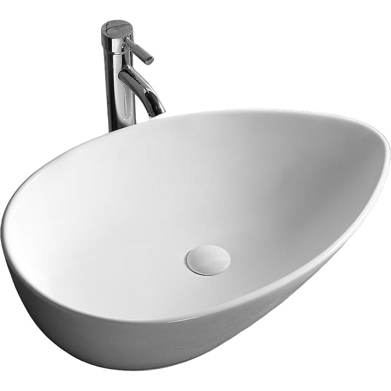 Раковина накладная Cerutti SPA CR7030 660*440 мм (белый)