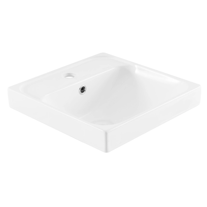 Раковина накладная Aquanet Flash Mini 342051 405*405 мм (белый)