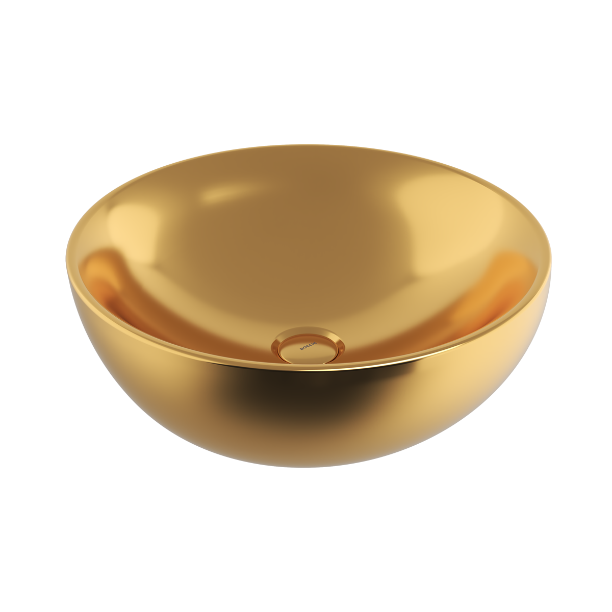 Раковина накладная Bocchi Roma D450, H175 1119-402-0125 450*450 мм (золото)
