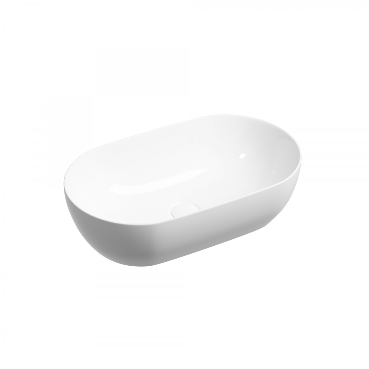 Раковина накладная Ceramica Nova Maya CN12001 500*300 мм (белый)