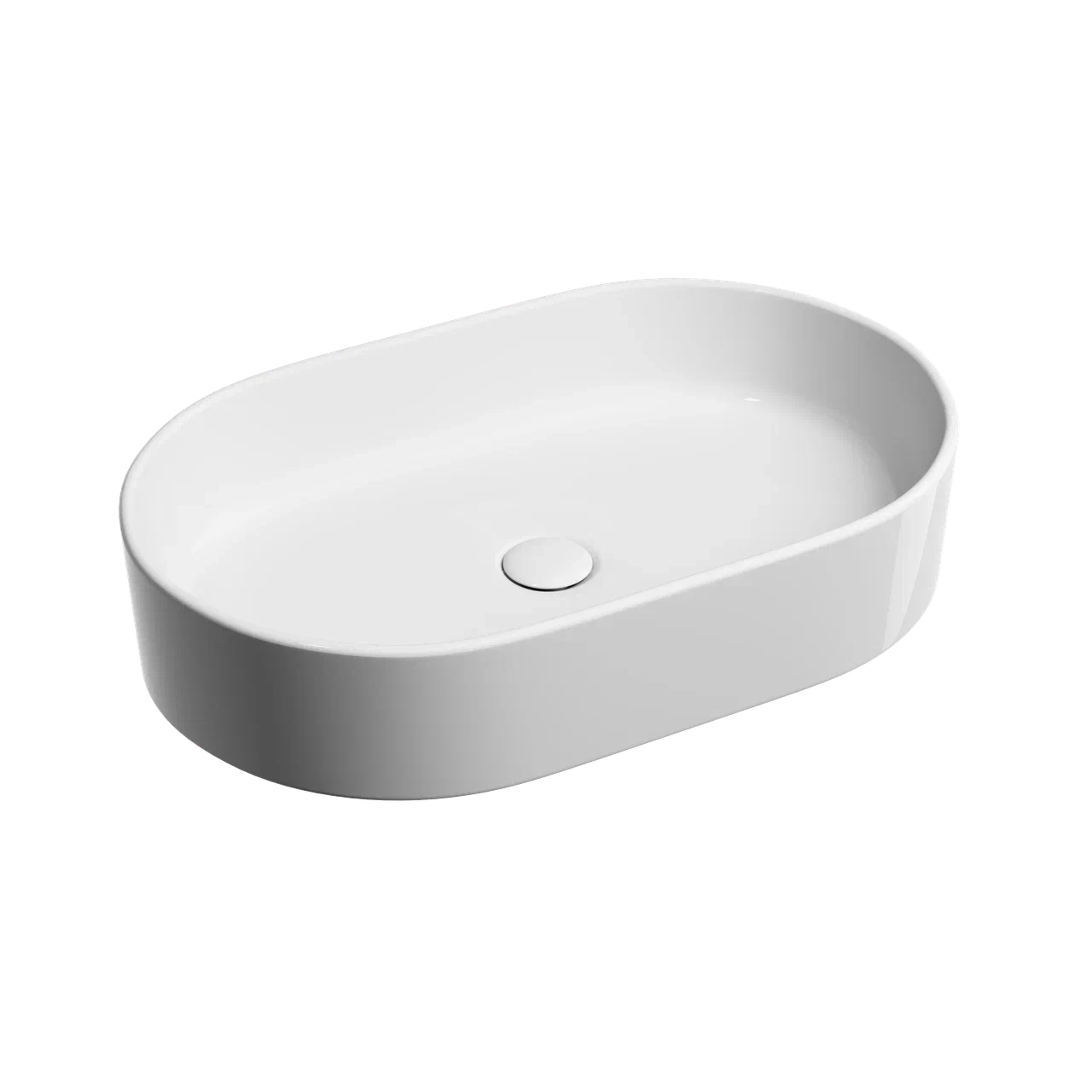 Раковина накладная Ceramica Nova Element CN6048 608*385 мм (белый)