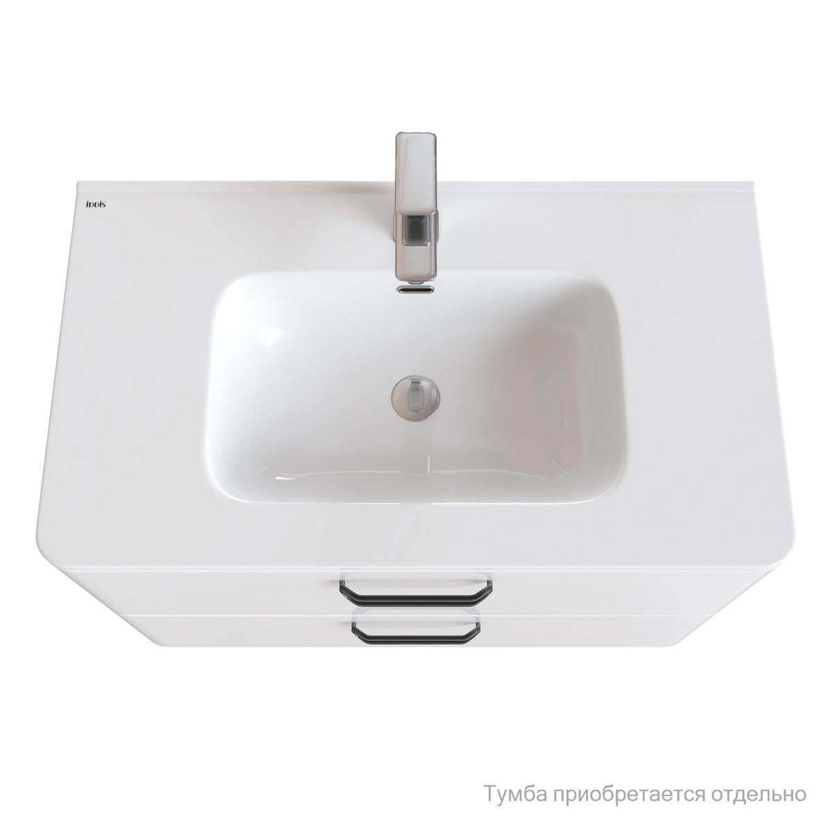 Раковина Iddis Brick 800*460 мм (белый)