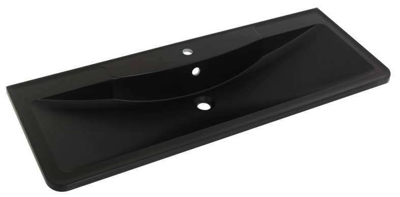 Раковина BelBagno BB1200/455-LV-ART-ALR-NERO 1200*455 мм (черный матовый)