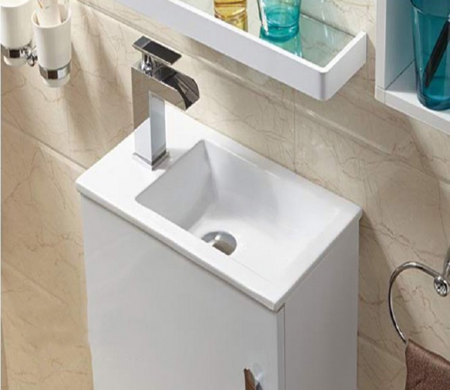 Раковина CeramaLux 9032С 455*255 мм (белый)
