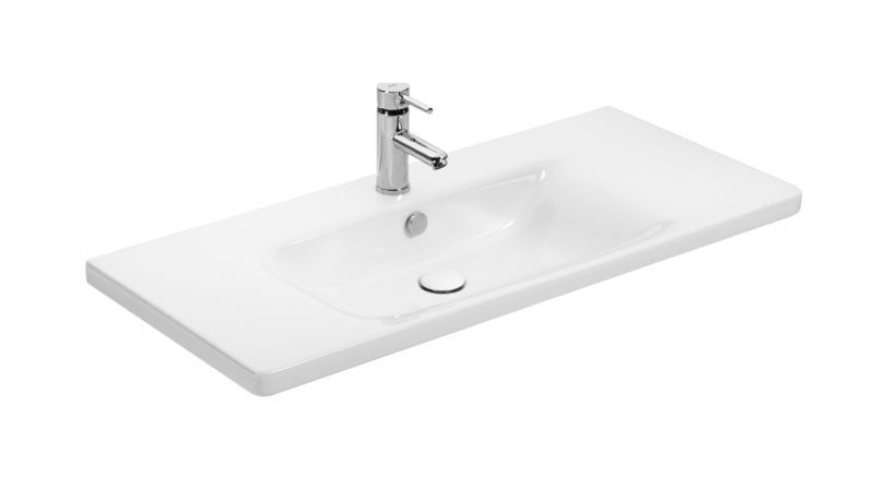 Раковина BelBagno SOFT 13100-KL 1000*470 мм (белый)