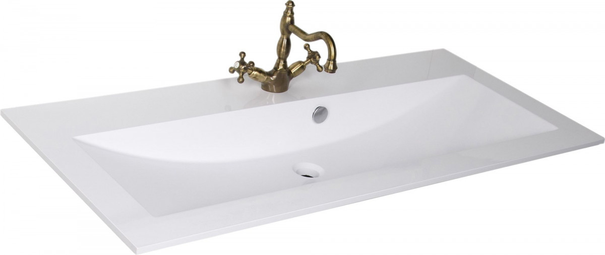 Раковина Aquanet Мадонна Marmite Mikaela 1200*550 мм ( белый)