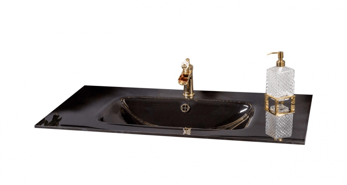 Раковина ArmadiArt NeoArt 852-110-B 1100*520 мм (чёрный)
