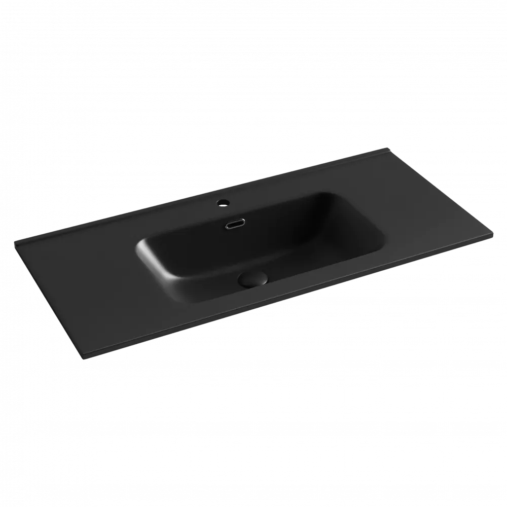 Раковина Sancos Element CN7003MB 1010*465 мм (чёрный матовый)